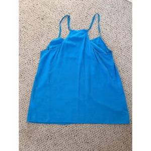 Lilly Pulitzer Dusk‎ Tank Blue 100% Silk Racerback Cami Top Size Small thumbnail 11