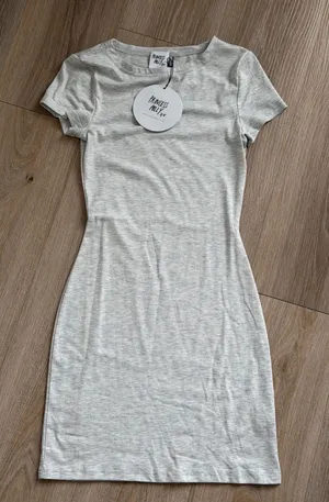 Princess Polly Lex Mini Dress Grey thumbnail 1