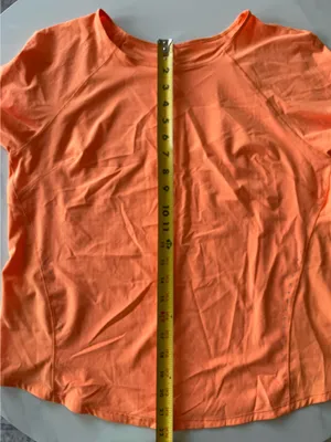 Lululemon Women’s Lightweight Stretch Run Short Sleeve Shirt Orange Soda Size 10 thumbnail 10