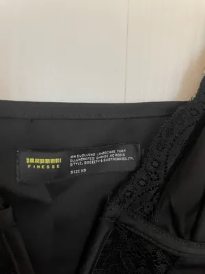Finesse Ivy Black Lace Trim Mini Dress thumbnail 5