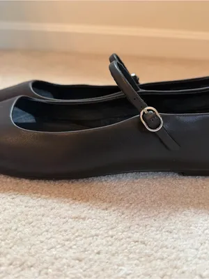 Steve Madden‎ Maple Black Leather Mary Jane Ballet Flats Size 12 thumbnail 7
