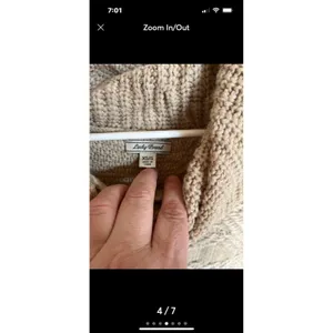 Lucky Brand wool blend fringed poncho sweater XS/S Textured Lagenlook Cozy Chic thumbnail 7