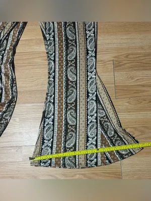 Fit & flare boutique boho western paisley vibes brown neutral tones ladies XL thumbnail 11