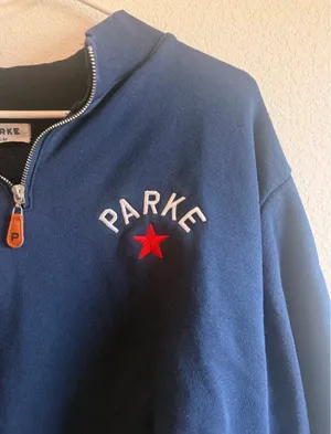 PARKE Blue Quarter Zip thumbnail 2