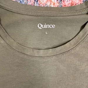 Quince Women Olive Green Cotton Modal Muscle Tank Top‎ Size L JDAVN01 thumbnail 5