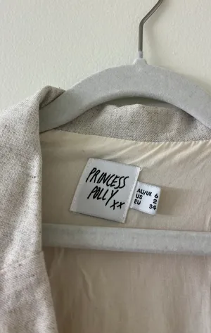 Princess Polly Turin Romper Beige thumbnail 3