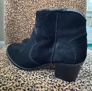 Zadig & Voltaire Black Suede Ankle Booties thumbnail 1