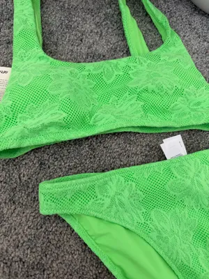 Aerie Lime Green Bikini set thumbnail 2
