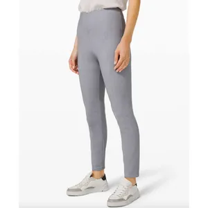 Lululemon Here to There High Rise 7/8 Pant Crosshatch Texture Magnet Grey US 4 thumbnail 4