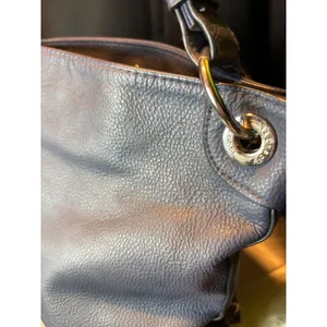 Rosetti Navy Blue Pebble Faux Leather Crossbody Bag Organizer Purse Silver Tone thumbnail 6
