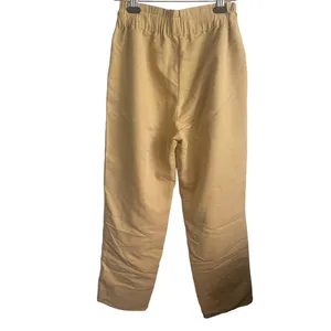 Zara‎ Women Coastal Grandma Paperbag Pants S Butter Yellow Minimalist High Rise thumbnail 2