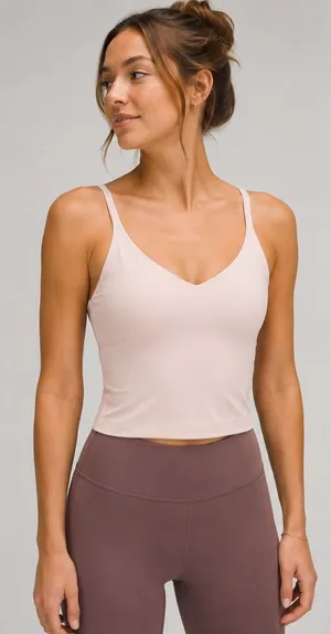 Lululemon Align Tank Top in a soft light pink shade size 8 EUC thumbnail 1