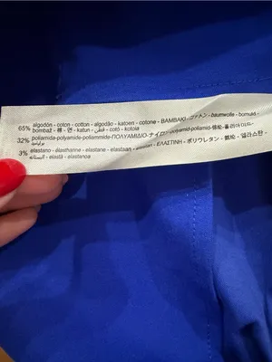 Bershka Royal Blue Square-Neck Ruched Mini Dress thumbnail 4