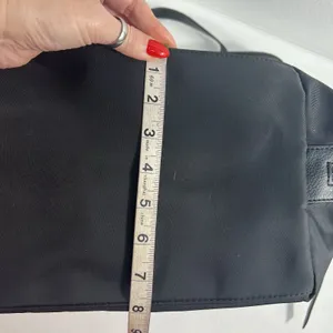 Botkier New York Black Nylon Tote Vegan Leather Trim‎ Zipper Shoulder Bag NEW thumbnail 14