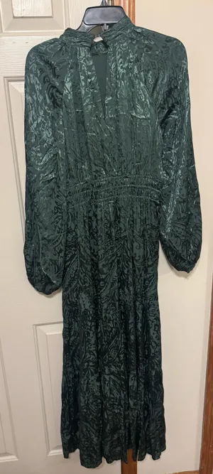 Anthropologie Mock Neck Maxi Dress thumbnail 1