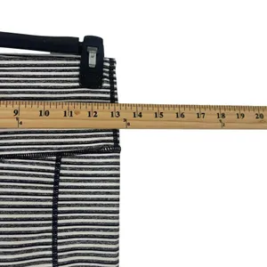 Mono B Small Black‎ Striped High Rise Monochrome Tiramisue Colorblock Leggings thumbnail 9