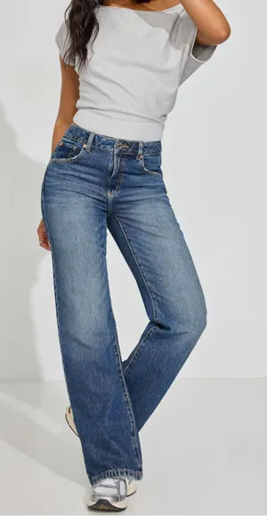 Garage Denim ‘90 Straight Jeans Size 0/24 thumbnail 1