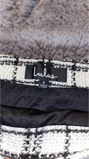 Lulus Tweed Mini Skirt Small thumbnail 2