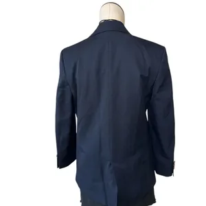 NWT Zara Navy Tailored Suit Blazers Gold Embellished Buttons 2243/683/400 Smal thumbnail 6