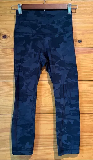 Lululemon Align Crop Leggings 21" Incognito Camo Multi Grey 4 W6AVIS High Rise thumbnail 1