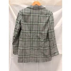 Aritzia Sunday Best Plaid Blazer‎ Jacket Green Business Casual Formal Small thumbnail 3