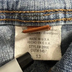 Vintage Y2K Flare Jeans Womens‎ Juniors 13 Hammer Made USA Low Rise 90s thumbnail 10