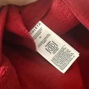 Athleta Vibrant Red Turtleneck Women’s Mock Neck Cozy Sweater Medium thumbnail 6