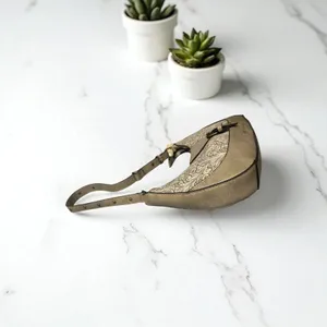 Rein &‎ Bridle Taupe Floral Embossed Faux Leather Shoulder Bag Purse thumbnail 6
