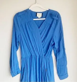 𝅺anthropology Maeve Blue Dress thumbnail 2