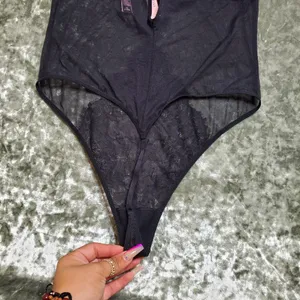 Victoria's Secret Sheer Lace Teddy Thong Bodysuit thumbnail 8