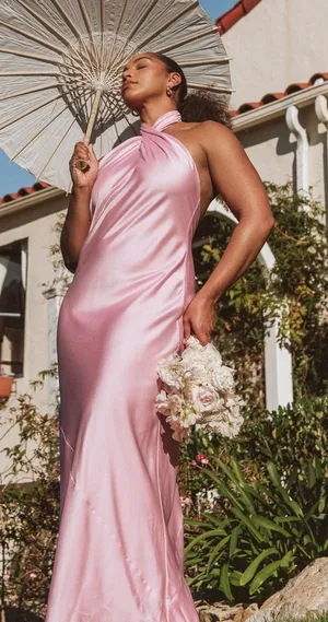 Show me your mumu jasmine halter maxi thumbnail 1