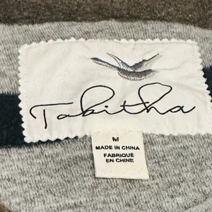 Anthropologie Tabitha Poncho Sz Med Wool Sweater Lagenlook Boxy Casual‎ thumbnail 4