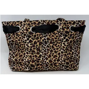 Women's Animal Print Handbag Three Sections Side Zipper Two Side Pockets thumbnail 3