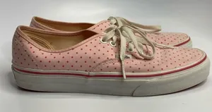 Vans pink polka‎ dot sneakers unisex sizing thumbnail 1