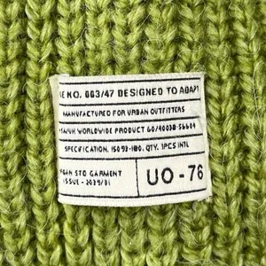 Urban Outfitters Green Knit Long Sleeve Crew Neck Pullover Sweater Top Size S thumbnail 3