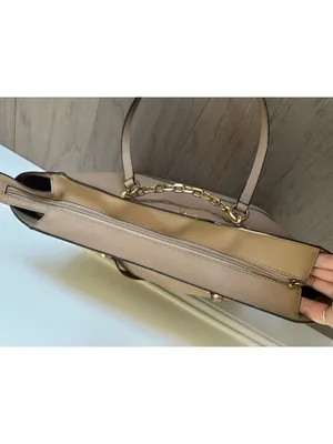 Michael Kors Tan Leather Jet Set Chain Tote Bag thumbnail 7