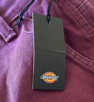 NWT Dickies Duck Canvas trousers in burgundy thumbnail 7