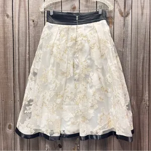 Imperfect NWT Ryu skirt mesh overlay‎ pleated cocktail skirt small medium? thumbnail 3