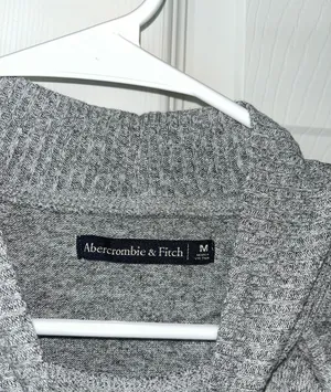 Abercrombie and Fitch Grey High Neck Long Sleeve thumbnail 2
