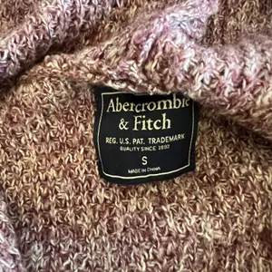 Abercrombie Fitch Women's Hooded Cardigan Sweater‎ Mauve Speckled Knit Size S thumbnail 3