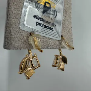 Anthropologie Gold Drop Earrings thumbnail 4