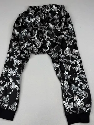 Club Exx Sweet Escape Holographic Joggers XS Reflective Rave Y2K Goth thumbnail 5