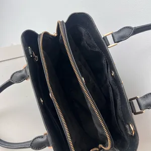 Michael Kors Black Satchel with Gold Accents thumbnail 2