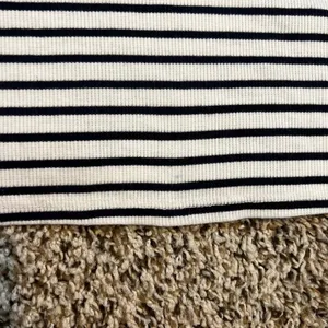 Croft & Barrow Women Plus 4X Striped Ruffle Neck Ribbed Long Sleeve Black White‎ thumbnail 9
