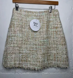 NEW Princess Polly Womens Kimberly Mini Skirt Tweed US Size 6 thumbnail 1
