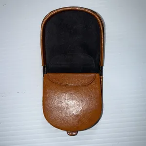 Vintage 3" Stamped/ Tooled Leather Mexican Coin Purse Wallet Brown thumbnail 7