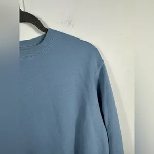Abercrombie &‎ Fitch Soft A&F Cropped Sweatshirt Blue Crewneck Pullover Size XS thumbnail 5