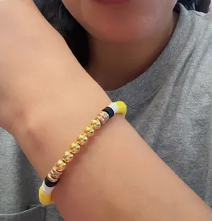 Back to school pencil bracelet Yellow thumbnail 2