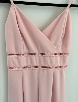Francesca's Pink Jumpsuit thumbnail 2