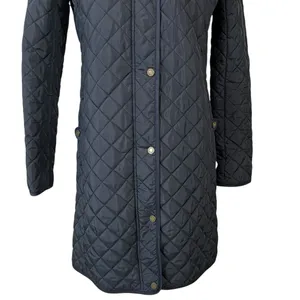 Lauren Ralph Lauren Black Quilted Coat with Removable Hood thumbnail 3